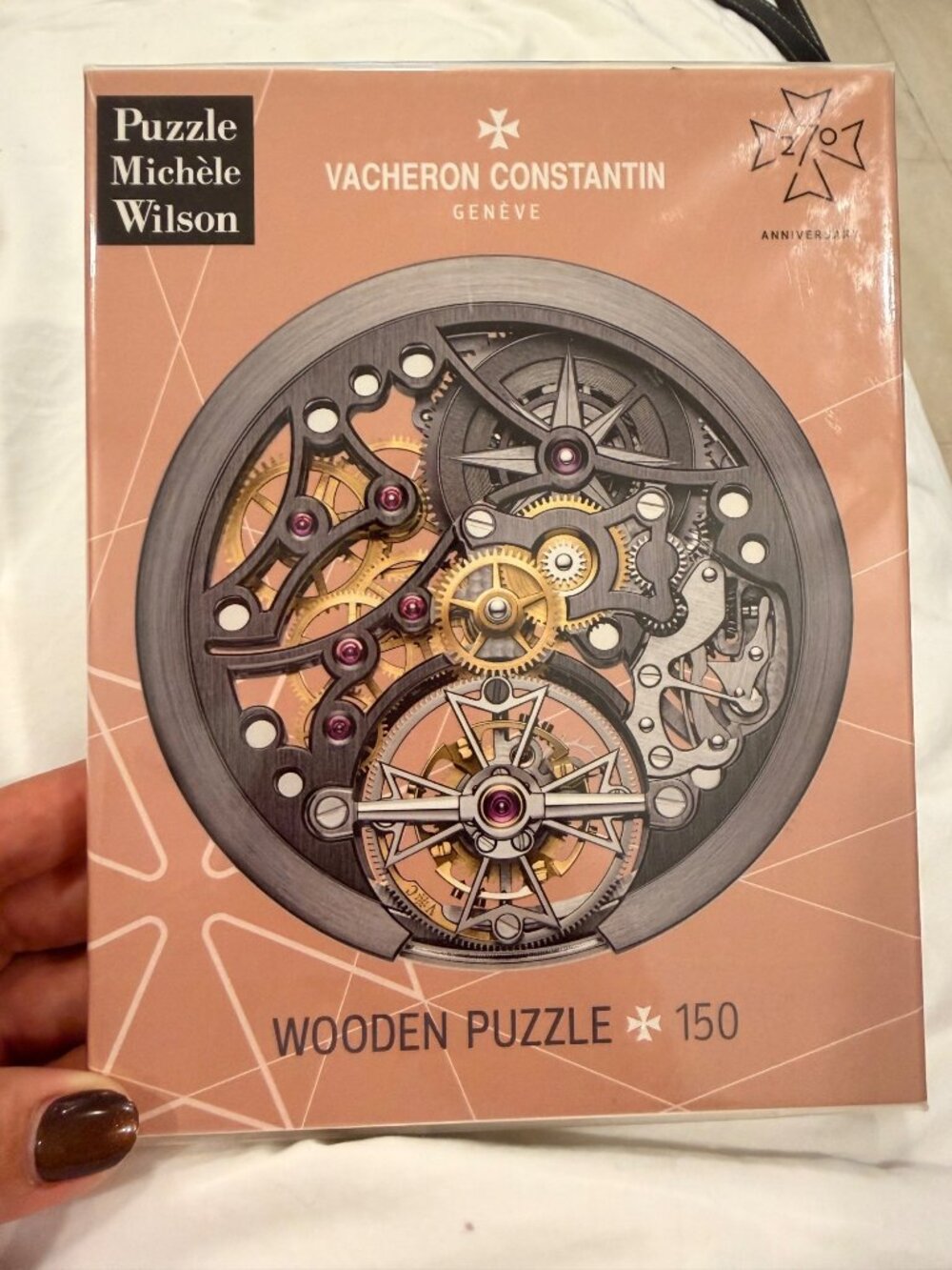 Michèle Wilson Vacheron Constantin Wooden Jigsaw Puzzle 150 Pieces Handcut Franc